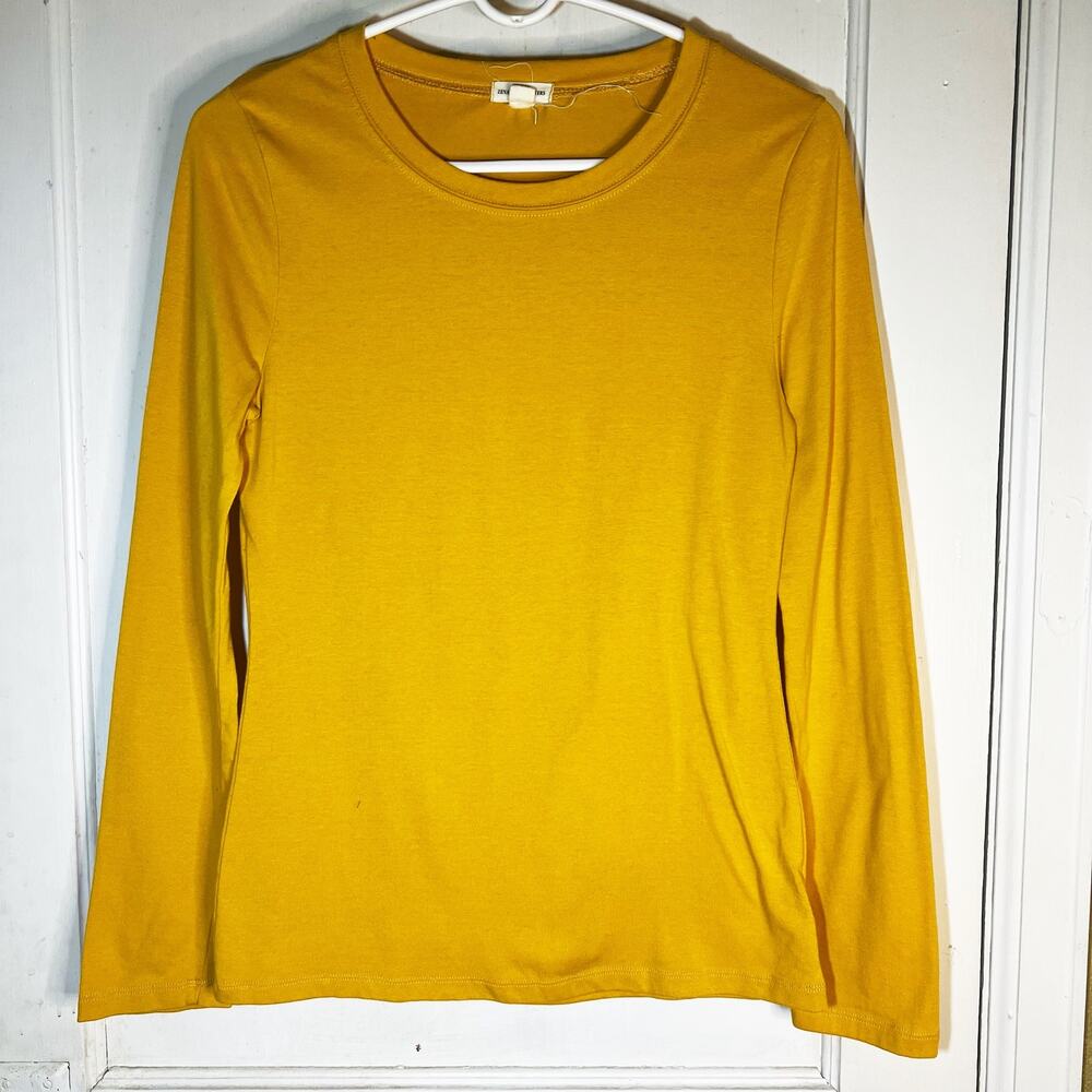 5/$25 Layering Piece Zenana Outfitters Scoop Neck Long Sleeve T-Shirt Size Large